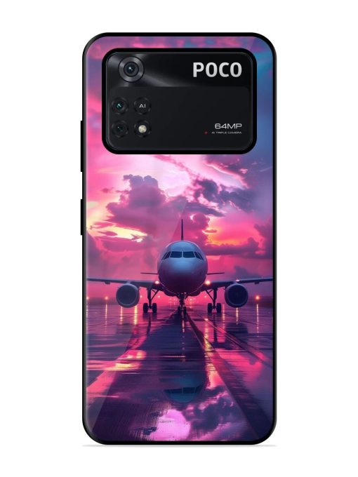 Neon Runway Glossy Soft Edge Case for Poco M4 Pro (4G) Chachhi