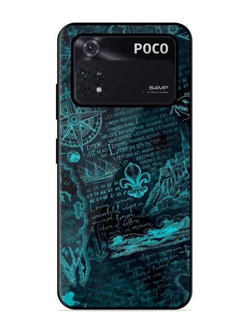 Nautical Notebook Glossy Soft Edge Case for Poco M4 Pro (4G) Chachhi