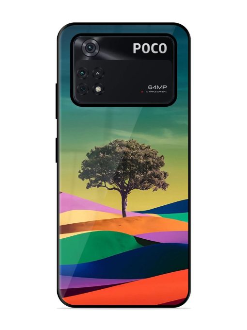 Rainbow'S Lone Sentinel Glossy Soft Edge Case for Poco M4 Pro (4G) Chachhi