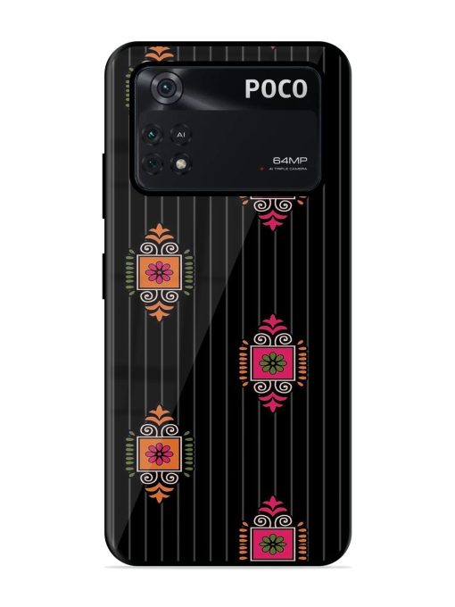 Ornate Elegance Glossy Soft Edge Case for Poco M4 Pro (4G) Chachhi