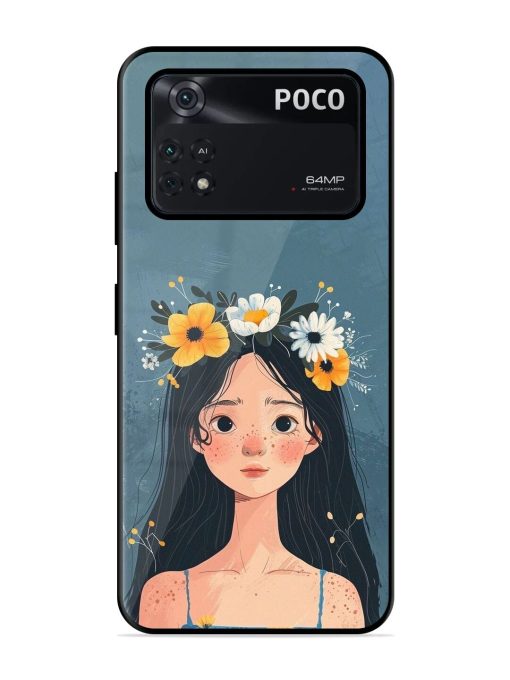 Gurl Art Glossy Soft Edge Case for Poco M4 Pro (4G) Chachhi