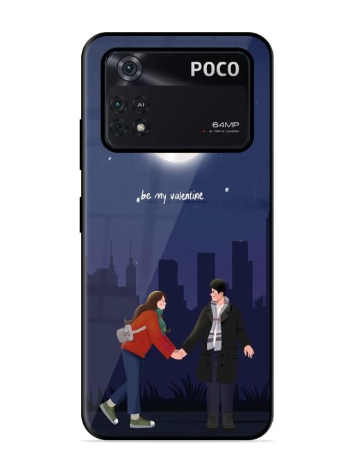 Moonlight Proposal Glossy Soft Edge Case for Poco M4 Pro (4G)