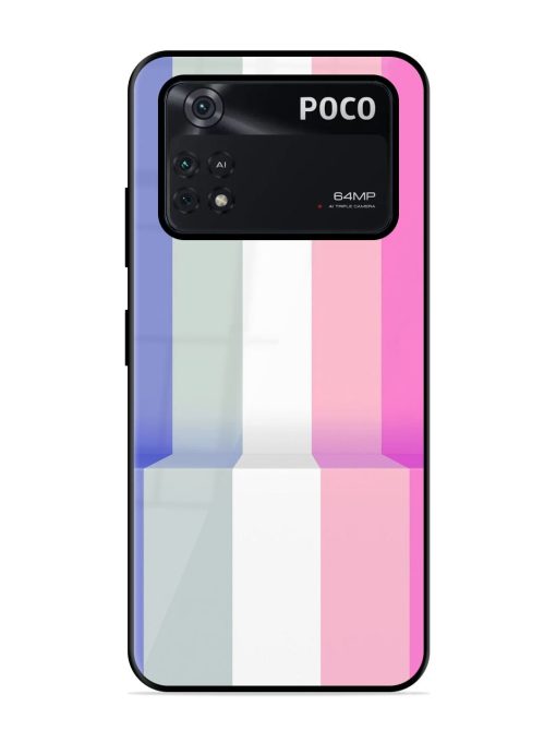 Pastel Palette Glossy Soft Edge Case for Poco M4 Pro (4G) Chachhi