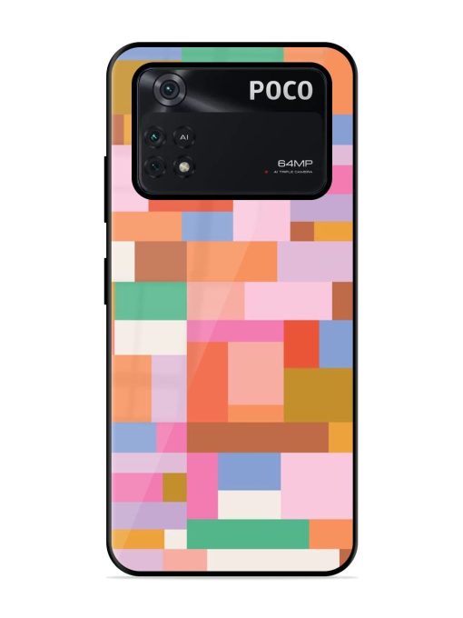 Colorful Chaos Glossy Soft Edge Case for Poco M4 Pro (4G) Chachhi