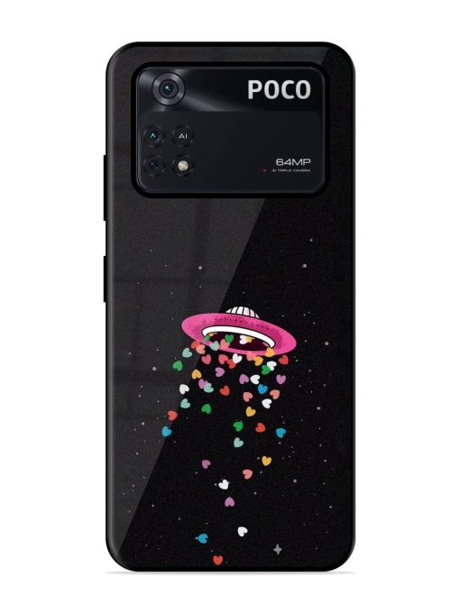 Love From Above Glossy Soft Edge Case for Poco M4 Pro (4G) Chachhi