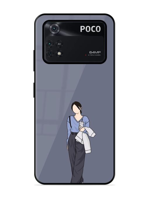 Simple Elegance Glossy Soft Edge Case for Poco M4 Pro (4G) Chachhi