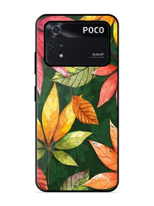 Autumn'S Embrace Glossy Soft Edge Case for Poco M4 Pro (4G) Chachhi