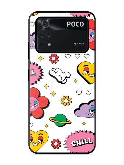 Whimsical Wonderland Glossy Soft Edge Case for Poco M4 Pro (4G) Chachhi