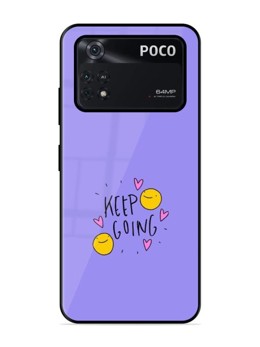 Smiling Through It All Glossy Soft Edge Case for Poco M4 Pro (4G) Chachhi