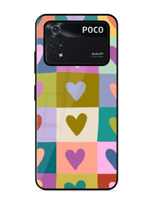 Box Of Hearts Glossy Soft Edge Case for Poco M4 Pro (4G) Chachhi