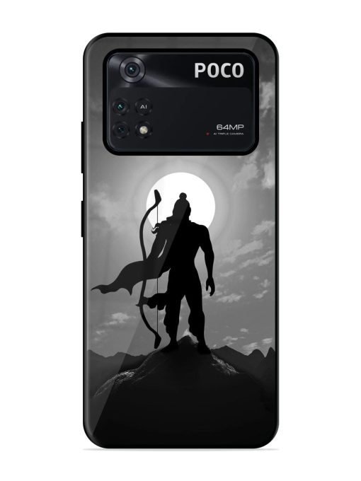 The Undefeated Warrior Glossy Soft Edge Case for Poco M4 Pro (4G) Chachhi