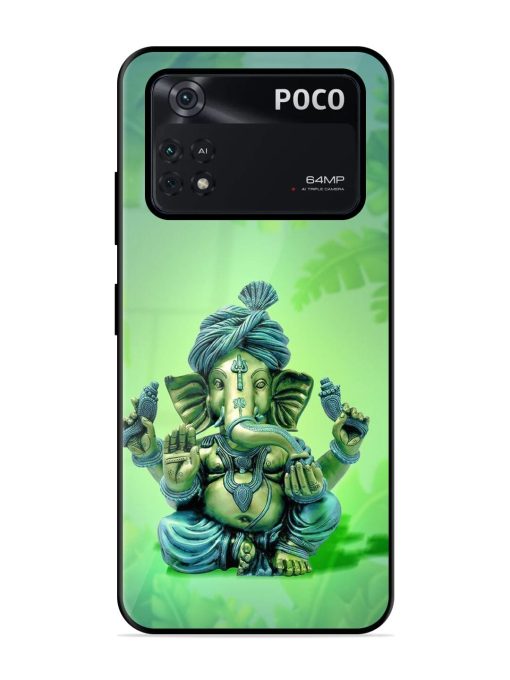 Ganesha, The Remover Of Obstacles Glossy Soft Edge Case for Poco M4 Pro (4G)