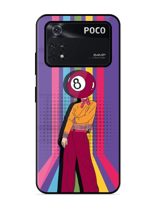 Eight Ball Fashionista Glossy Soft Edge Case for Poco M4 Pro (4G) Chachhi