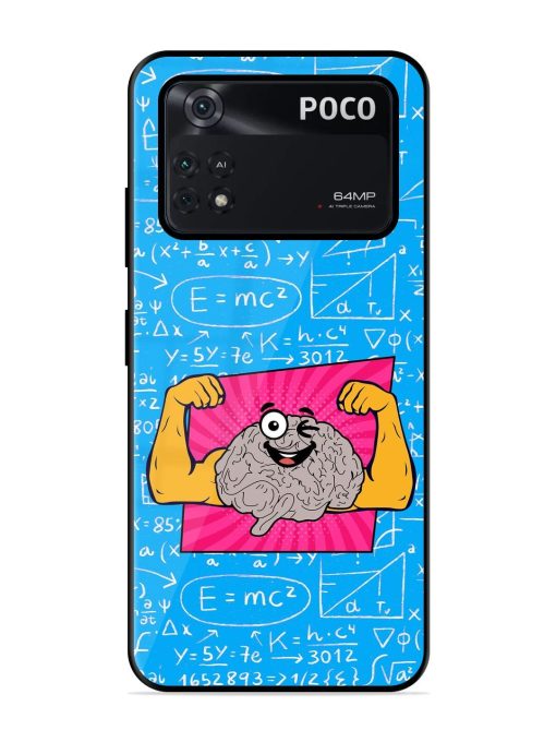 Brainy And Strong Glossy Soft Edge Case for Poco M4 Pro (4G)