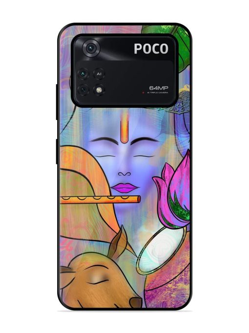 Divine Serenity Glossy Soft Edge Case for Poco M4 Pro (4G) Chachhi