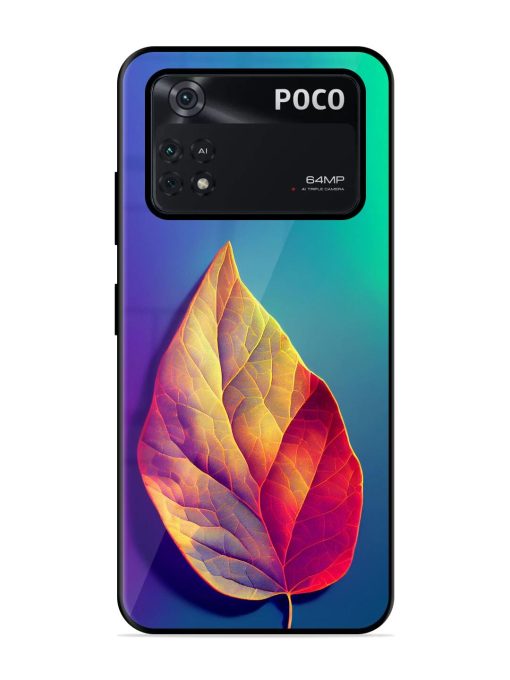 Autumn'S Embrace Glossy Soft Edge Case for Poco M4 Pro (4G)