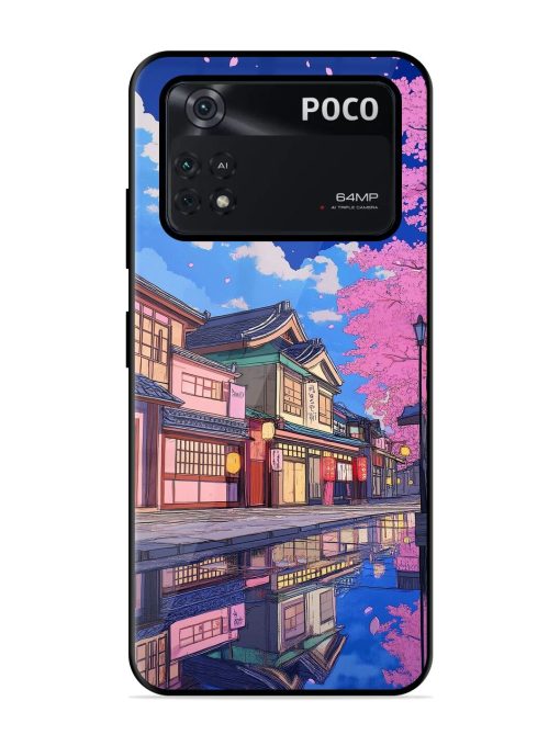 Tranquil Reflections Glossy Soft Edge Case for Poco M4 Pro (4G) Chachhi