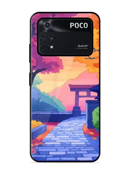 Autumnal Serenity Glossy Soft Edge Case for Poco M4 Pro (4G) Chachhi