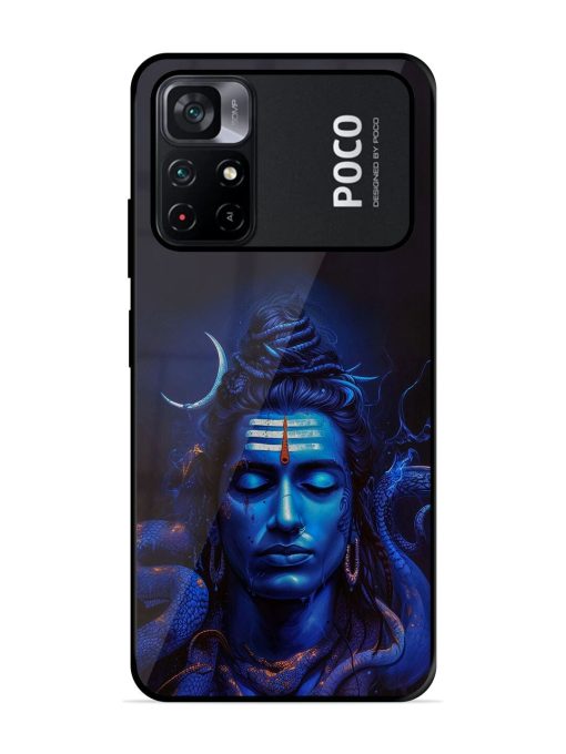 Mystic Mahadev Glossy Soft Edge Case for Poco M4 Pro (5G) Chachhi