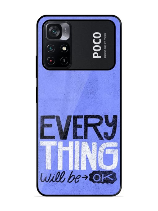 Hopeful Hues Glossy Soft Edge Case for Poco M4 Pro (5G) Chachhi