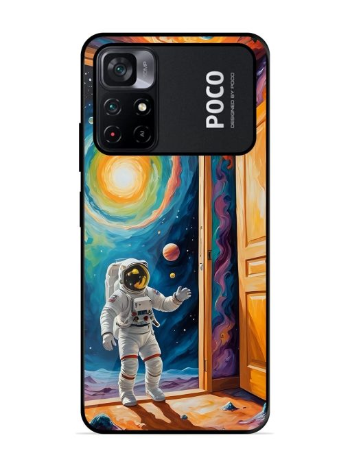 Artistic Space Glossy Soft Edge Case for Poco M4 Pro (5G) Chachhi