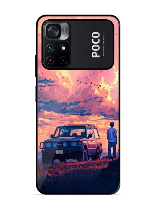 Solitude'S Horizon Glossy Soft Edge Case for Poco M4 Pro (5G) Chachhi