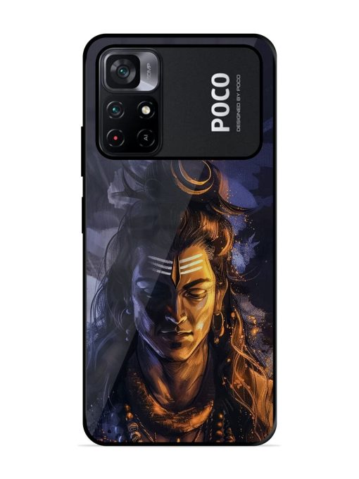 Lord Shiva Glossy Soft Edge Case for Poco M4 Pro (5G) Chachhi