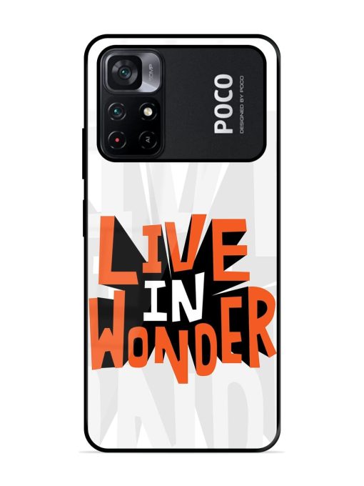 Wonder Burst Glossy Soft Edge Case for Poco M4 Pro (5G) Chachhi