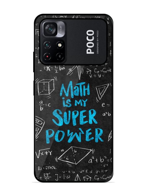 Math Magic Glossy Soft Edge Case for Poco M4 Pro (5G) Chachhi