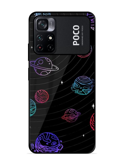 Cosmic Ballet Glossy Soft Edge Case for Poco M4 Pro (5G) Chachhi