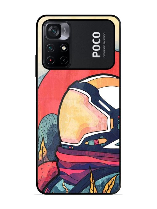 Cosmic Daydream Glossy Soft Edge Case for Poco M4 Pro (5G) Chachhi