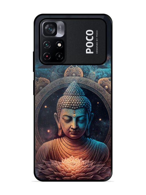 The Buddha Art Glossy Soft Edge Case for Poco M4 Pro (5G) Chachhi