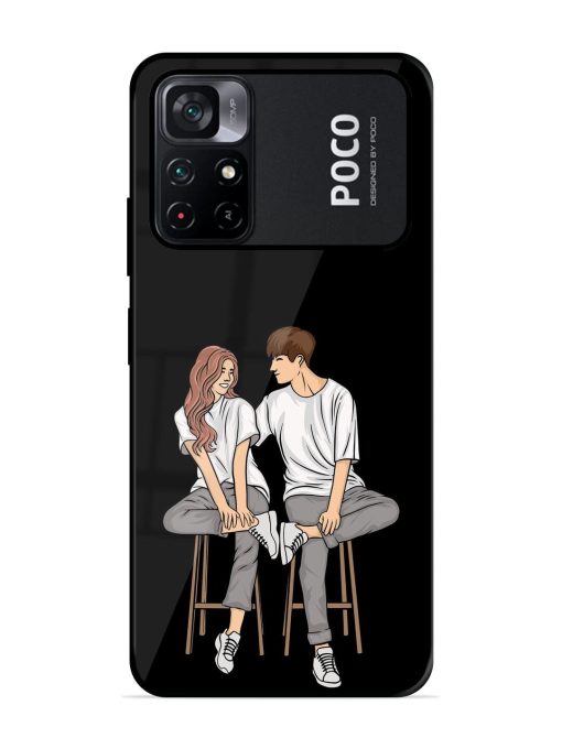 Soulful Connection Glossy Soft Edge Case for Poco M4 Pro (5G) Chachhi