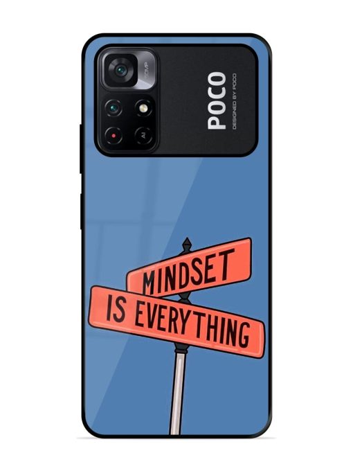 Mindset Matters Glossy Soft Edge Case for Poco M4 Pro (5G) Chachhi