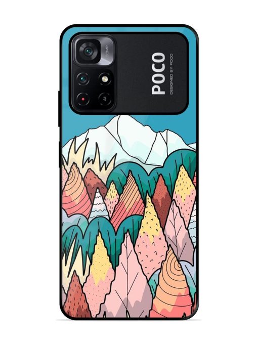 Mountain Dreamscape Glossy Soft Edge Case for Poco M4 Pro (5G) Chachhi