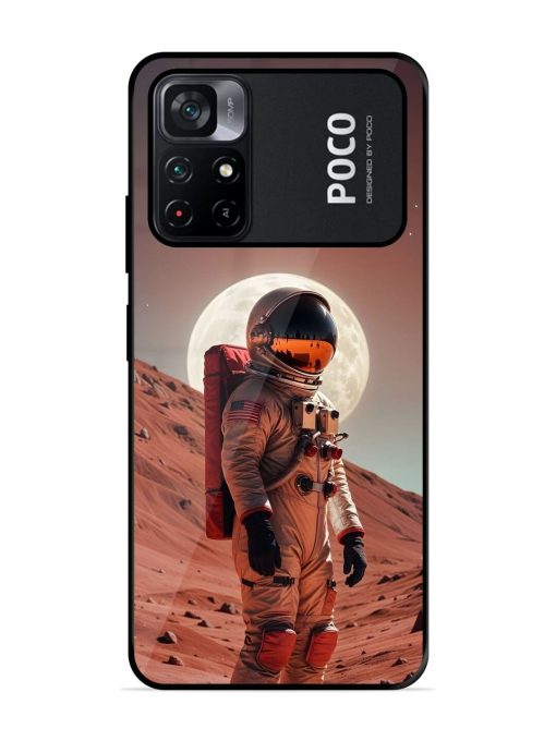 The Red Planet Glossy Soft Edge Case for Poco M4 Pro (5G) Chachhi