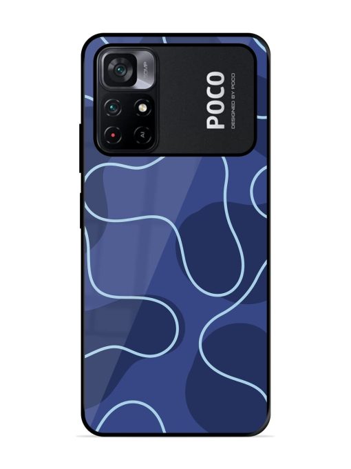 Midnight Maze Glossy Soft Edge Case for Poco M4 Pro (5G) Chachhi