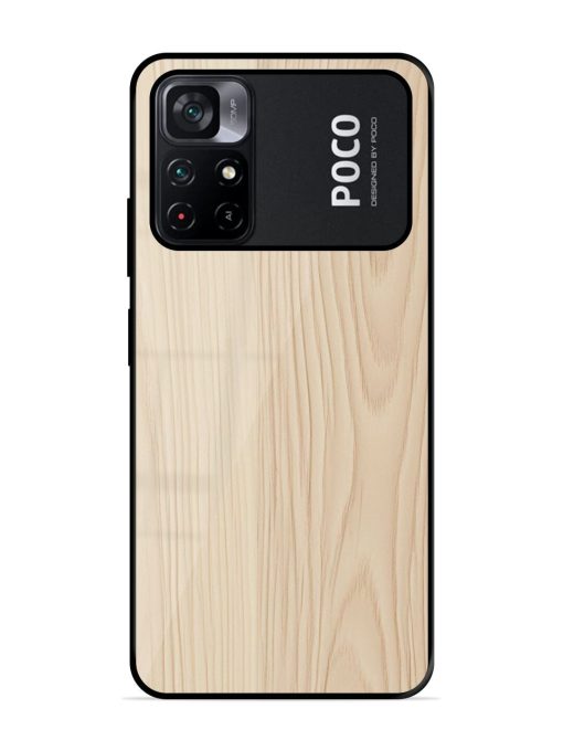 Textured Timber Glossy Soft Edge Case for Poco M4 Pro (5G) Chachhi