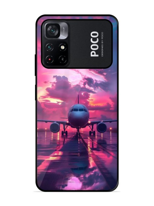 Neon Runway Glossy Soft Edge Case for Poco M4 Pro (5G)