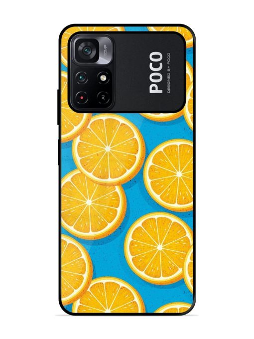 Citrus Symphony Glossy Soft Edge Case for Poco M4 Pro (5G) Chachhi