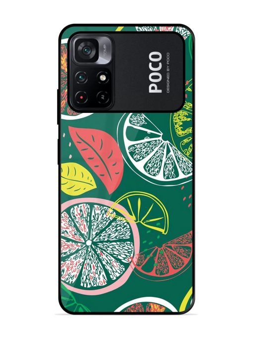 Citrus Symphony Glossy Soft Edge Case for Poco M4 Pro (5G) Chachhi