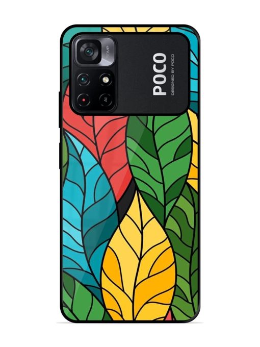 Foliage Fiesta Glossy Soft Edge Case for Poco M4 Pro (5G) Chachhi