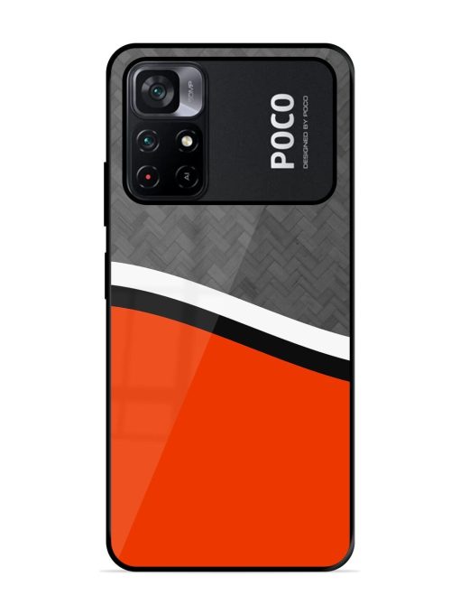 Bold Contrast Glossy Soft Edge Case for Poco M4 Pro (5G) Chachhi