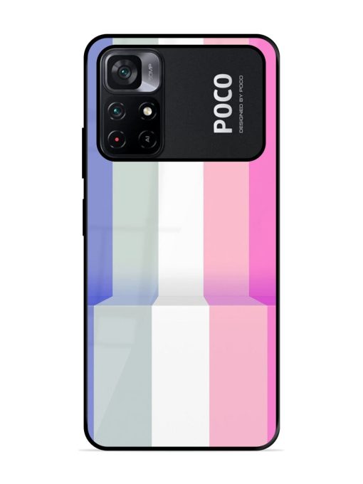Pastel Palette Glossy Soft Edge Case for Poco M4 Pro (5G)