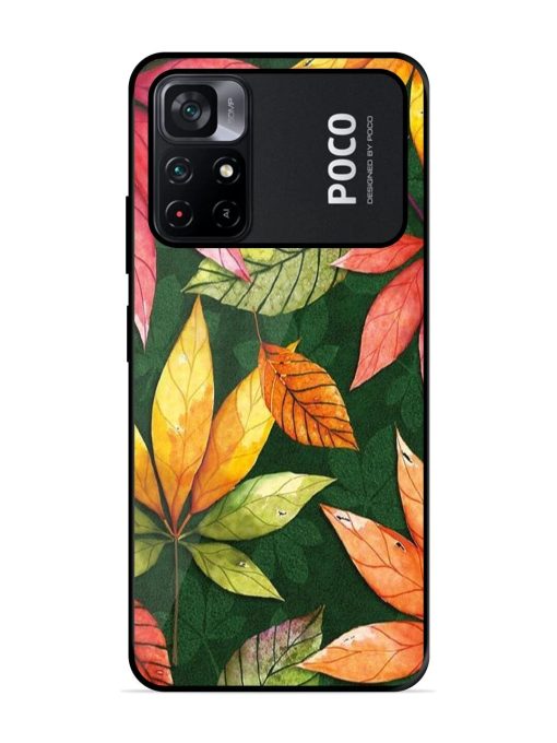 Autumn'S Embrace Glossy Soft Edge Case for Poco M4 Pro (5G) Chachhi