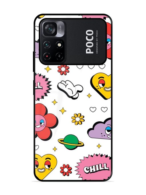 Whimsical Wonderland Glossy Soft Edge Case for Poco M4 Pro (5G) Chachhi