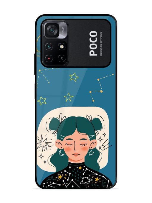 Cosmic Daydreamer Glossy Soft Edge Case for Poco M4 Pro (5G) Chachhi