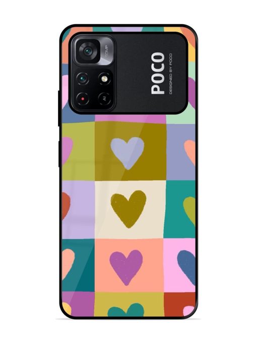 Box Of Hearts Glossy Soft Edge Case for Poco M4 Pro (5G)