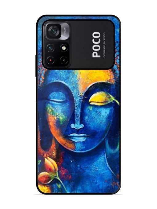 Enlightened Serenity Glossy Soft Edge Case for Poco M4 Pro (5G) Chachhi