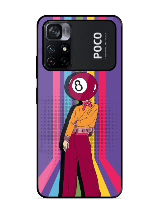 Eight Ball Fashionista Glossy Soft Edge Case for Poco M4 Pro (5G) Chachhi